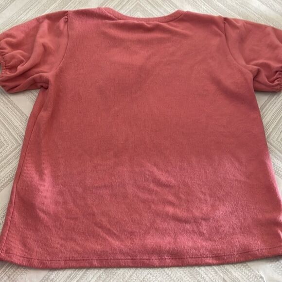 Zara Women’s Peach/Pink Short-sleeve Sweater - Picture 6 of 6